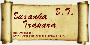 Dušanka Trapara vizit kartica